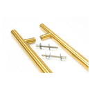 From The Anvil - 0.9m T Bar Handle B2B 32mm Diameter - Aged Brass - 50805 - Choice Handles