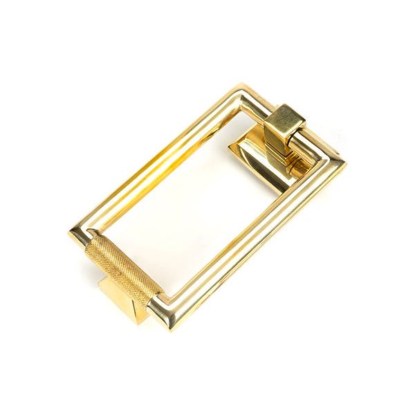 From The Anvil - Polished Brass Brompton Door Knocker - Polished Brass  - 50820