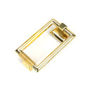 From The Anvil - Polished Brass Brompton Centre Door Knob (Plain) - Polished Brass  - 50826 - Choice Handles