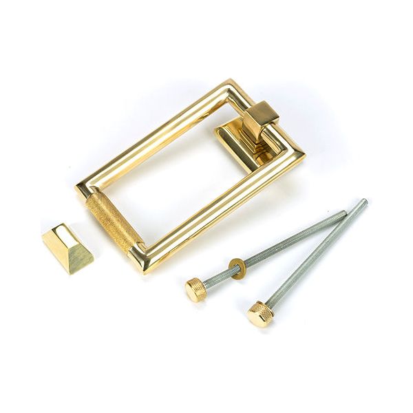 From The Anvil - Polished Brass Brompton Door Knocker - Polished Brass  - 50820