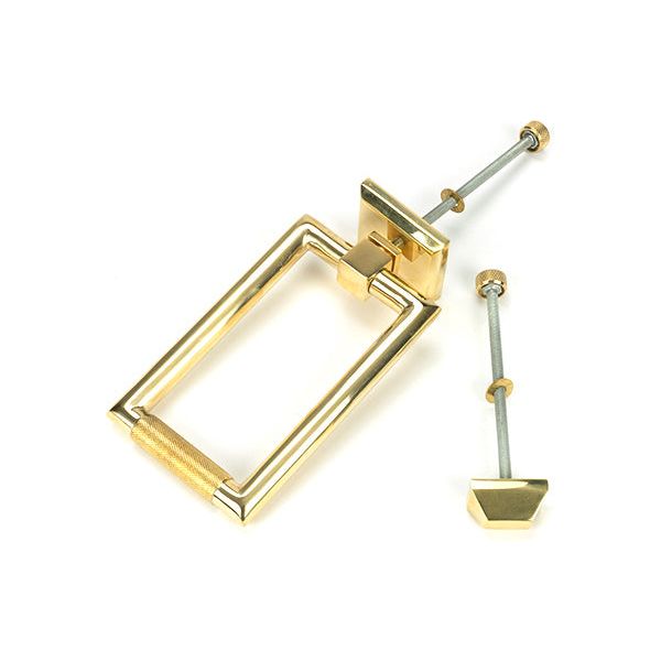 From The Anvil - Polished Brass Brompton Door Knocker - Polished Brass  - 50820