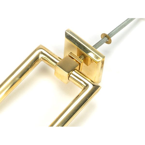 From The Anvil - Polished Brass Brompton Door Knocker - Polished Brass  - 50820