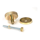 From The Anvil - Polished Brass Brompton Centre Door Knob (Beehive) - Polished Brass  - 50828 - Choice Handles