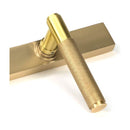 From The Anvil - Satin Brass Brompton Slimline Lever Espag. Lock Set - Satin Brass  - 50841 - Choice Handles