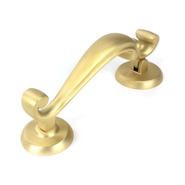 From The Anvil - Satin Brass Doctors Door Knocker - Satin Brass  - 50884