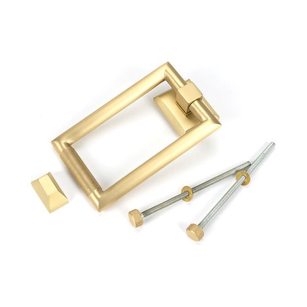 From The Anvil - Satin Brass Brompton Door Knocker - Satin Brass  - 50885