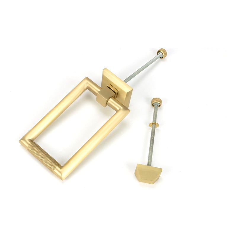 From The Anvil - Satin Brass Brompton Door Knocker - Satin Brass  - 50885