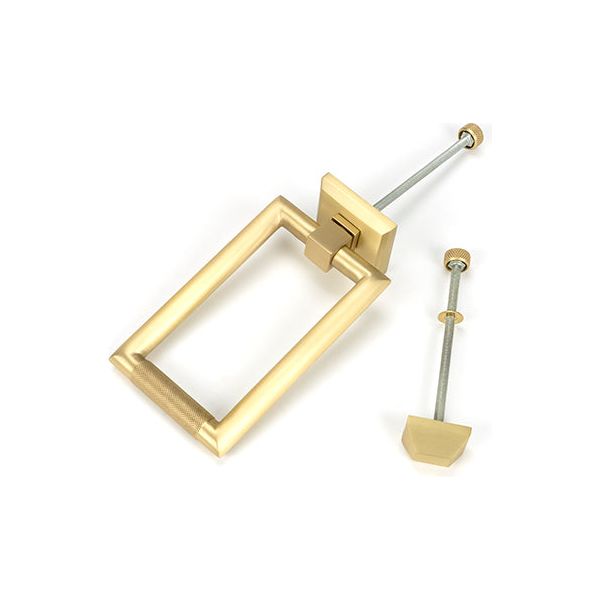 From The Anvil - Satin Brass Brompton Door Knocker - Satin Brass  - 50885