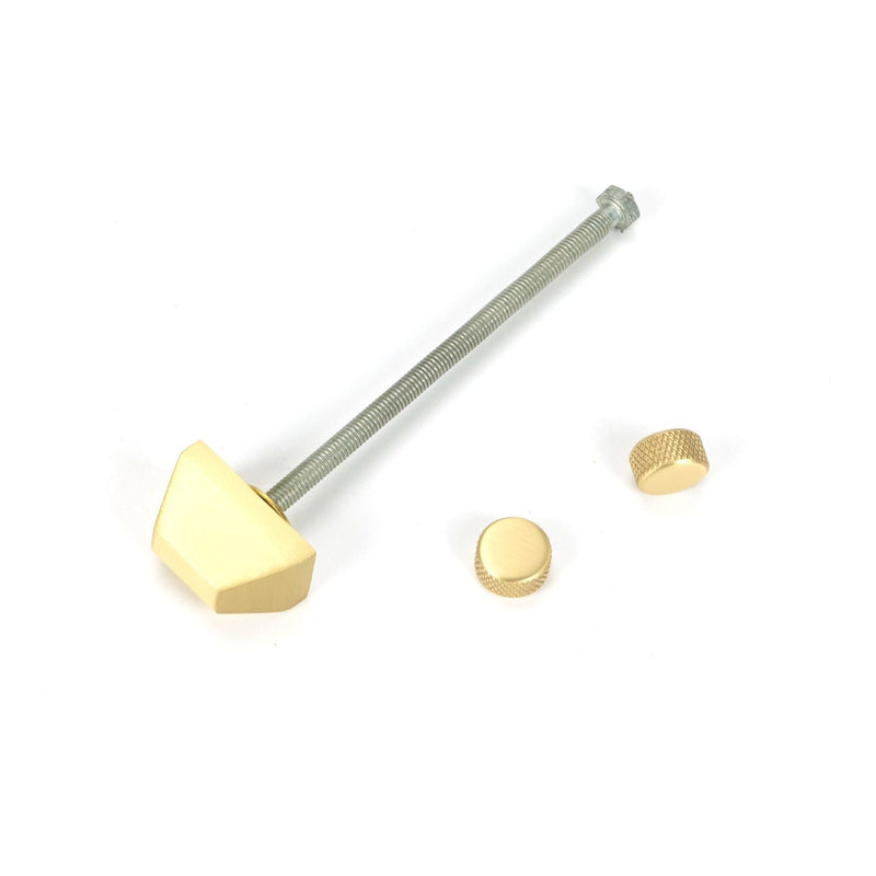 From The Anvil - Satin Brass Brompton Door Knocker - Satin Brass  - 50885