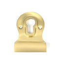 From The Anvil - Satin Brass 50mm Euro Door Pull (Back to Back fixings) - Satin Brass  - 50899 - Choice Handles