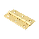 From The Anvil - Satin Brass 2.5" Butt Hinge (pair) - Satin Brass  - 50916 - Choice Handles