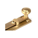 From The Anvil - Satin Brass 4" Universal Bolt - Satin Brass  - 50917 - Choice Handles