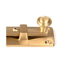 From The Anvil - Satin Brass 6" Universal Bolt - Satin Brass  - 50918 - Choice Handles