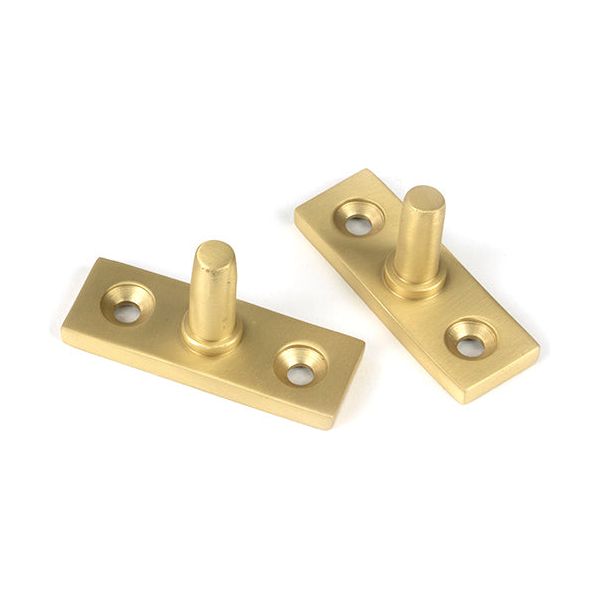From The Anvil - Satin Brass 12" Brompton Stay - Satin Brass  - 50923 - Choice Handles
