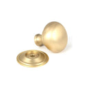 From The Anvil - Satin Brass Mushroom Cabinet Knob 38mm - Satin Brass  - 50930 - Choice Handles