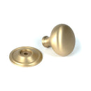 From The Anvil - Satin Brass Beehive Cabinet Knob 30mm - Satin Brass  - 50931 - Choice Handles