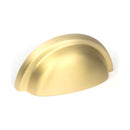 From The Anvil - Satin Brass Regency Concealed Drawer Pull - Satin Brass  - 50943 - Choice Handles