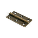From The Anvil - Burnished Brass 2" Butt Hinge (pair) - 50952 - Choice Handles