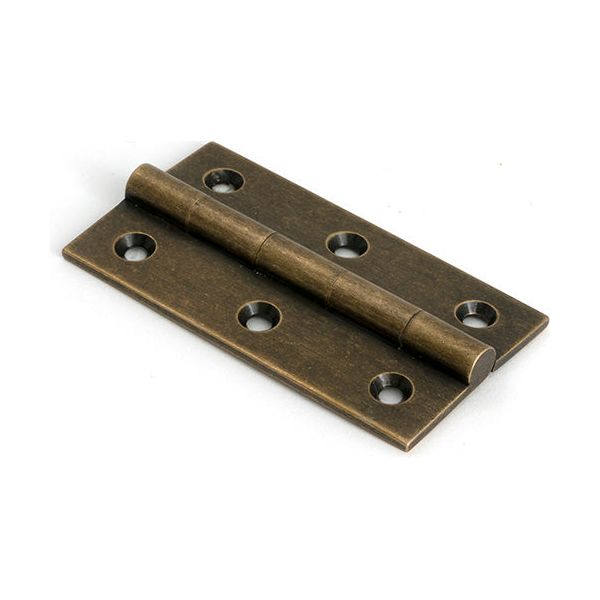 From The Anvil - Burnished Brass 2.5" Butt Hinge (pair) - 50953
