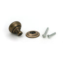 From The Anvil - Burnished Brass Mushroom Cabinet Knob 32mm - 50954 - Choice Handles