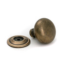 From The Anvil - Burnished Brass Mushroom Cabinet Knob 38mm - 50955 - Choice Handles