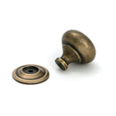 From The Anvil - Burnished Brass Mushroom Cabinet Knob 38mm - 50955 - Choice Handles