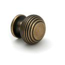 From The Anvil - Burnished Brass Beehive Cabinet Knob 30mm - 50956 - Choice Handles