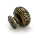 From The Anvil - Burnished Brass Beehive Cabinet Knob 40mm - 50957 - Choice Handles