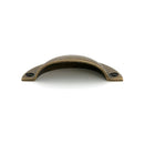 From The Anvil - Burnished Brass 4" Plain Drawer Pull - 50975 - Choice Handles