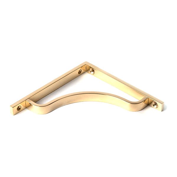 From The Anvil - Aged Brass Abingdon Shelf Bracket (150mm x 150mm) - Aged Brass  - 51086