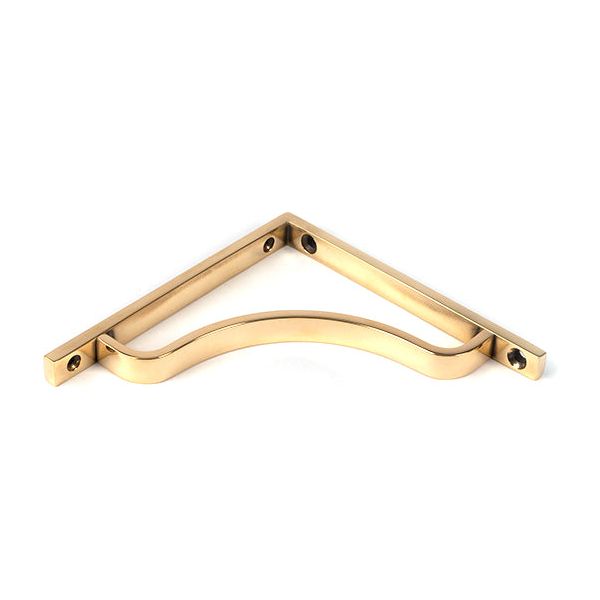 From The Anvil - Aged Brass Abingdon Shelf Bracket (150mm x 150mm) - Aged Brass  - 51086