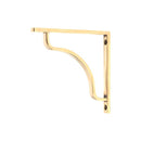 From The Anvil - Aged Brass Abingdon Shelf Bracket (150mm x 150mm) - Aged Brass  - 51086 - Choice Handles