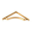 From The Anvil - Satin Brass Abingdon Shelf Bracket (150mm x 150mm) - Satin Brass  - 51087 - Choice Handles