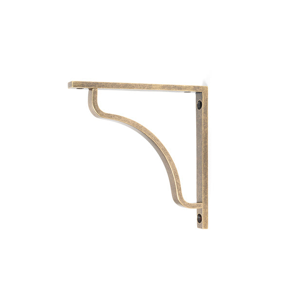 From The Anvil - Burnished Brass Abingdon Shelf Bracket (150mm x 150mm) - 51088