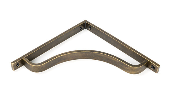 From The Anvil - Burnished Brass Abingdon Shelf Bracket (200mm x 200mm) - 51098