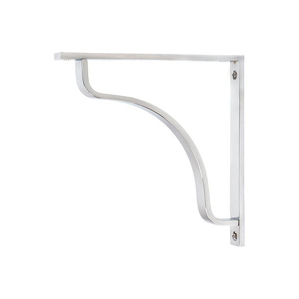 From The Anvil - Polished Chrome Abingdon Shelf Bracket (200mm x 200mm) - Polished Chrome  - 51099 - Choice Handles