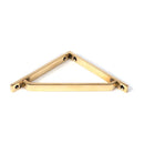 From The Anvil - Satin Brass Barton Shelf Bracket (150mm x 150mm) - Satin Brass  - 51107 - Choice Handles
