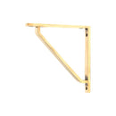 From The Anvil - Aged Brass Barton Shelf Bracket (150mm x 150mm) - Aged Brass  - 51106 - Choice Handles