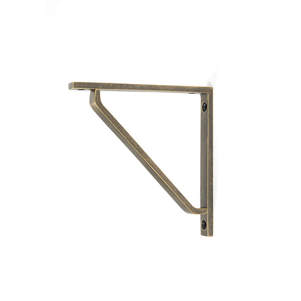 From The Anvil - Burnished Brass Barton Shelf Bracket (150mm x 150mm) - 51108