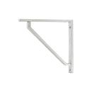 From The Anvil - Satin Chrome Barton Shelf Bracket (150mm x 150mm) - Satin Chrome  - 51110 - Choice Handles