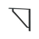 From The Anvil - Matt Black Barton Shelf Bracket (150mm x 150mm) - Matt Black  - 51114 - Choice Handles