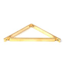 From The Anvil - Polished Brass Barton Shelf Bracket (200mm x 200mm) - Polished Brass  - 51115 - Choice Handles
