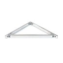 From The Anvil - Polished Chrome Barton Shelf Bracket (200mm x 200mm) - Polished Chrome  - 51119 - Choice Handles