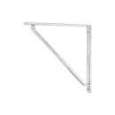 From The Anvil - Satin Chrome Barton Shelf Bracket (200mm x 200mm) - Satin Chrome  - 51120 - Choice Handles