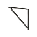From The Anvil - Aged Bronze Barton Shelf Bracket (200mm x 200mm) - Aged Bronze  - 51122 - Choice Handles