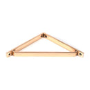 From The Anvil - Polished Bronze Barton Shelf Bracket (200mm x 200mm) - Polished Bronze  - 51123 - Choice Handles