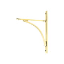 From The Anvil - Aged Brass Apperley Shelf Bracket (260mm x 200mm) - Aged Brass  - 51126 - Choice Handles