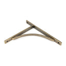 From The Anvil - Burnished Brass Apperley Shelf Bracket (260mm x 200mm) - 51128 - Choice Handles