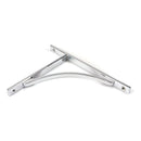 From The Anvil - Satin Chrome Apperley Shelf Bracket (260mm x 200mm) - Satin Chrome  - 51130 - Choice Handles