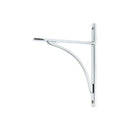 From The Anvil - Polished Chrome Apperley Shelf Bracket (260mm x 200mm) - Polished Chrome  - 51129 - Choice Handles